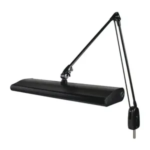 DAZOR 125C3-BK-FSB Classic Arm Pivot Base Light, Full Spectrum, 45W, Black, 33 Inch | CD4NMY