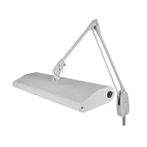 DAZOR 125C3-DG-FSB Classic Arm Pivot Base Light, Full Spectrum, 45W, Dove Grey, 33 Inch | CD4NNA