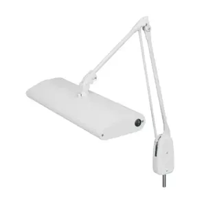 DAZOR 125C3-WH-DL Classic Arm Pivot Base Light, Daylight, 45W, White, 33 Inch | CD4NNB