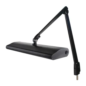 DAZOR 125M3-BK-FSB Contemporary Arm Pivot Base Light, Full Spectrum, 45W, Black, 33 Inch | CD4NNE