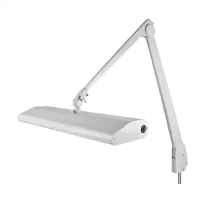 DAZOR 125M3-DG-FSB Contemporary Arm Pivot Base Light, Full Spectrum, 45W, Dove Grey, 33 Inch | CD4NNG