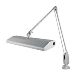 DAZOR 134C3-DG-FSB Classic Arm Clamp Light, Full Spectrum, 45W, Dove Grey, 43 Inch | CD4NNN