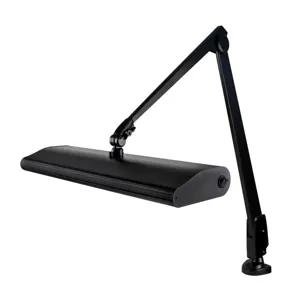 DAZOR 2134M-BK-DL Contemporary Arm Clamp Light, Daylight, 30W, Black, 43 Inch | CD4NRA