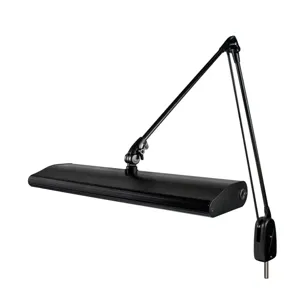 DAZOR 2234C-BK-CW Fluorescent Task Light, Pivot Base, Classic Arm, 30W, 43 Inch Reach, Black | CM9EXG