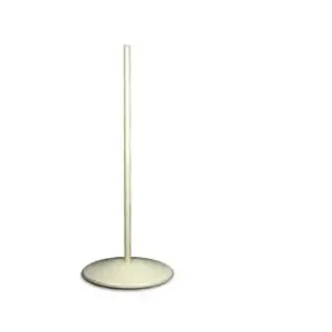 DAZOR 3050R-WH Pedestal Floor Stand, 5 Casters, 40.5 Inch, White | CD4NUQ