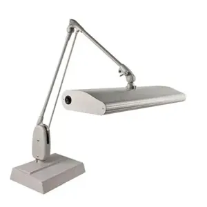 DAZOR 318C3-DG-DL Classic Arm Desk Light, Daylight, 45W, Dove Grey, 33 Inch | CD4NUR