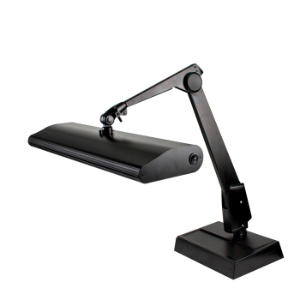 DAZOR 318M3-BK-DL Zeitgenössische Arm-Schreibtischleuchte, Tageslicht, 45 W, Schwarz, 33 Zoll | CD4NUU