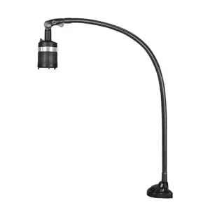 DAZOR 602-DG Clamp Base Light, Wide-Beam Contemporary Arm, Dove Grey, 31 Inch | CD4NVG