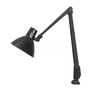 DAZOR 603-BK Clamp Base Light, Wide-Beam Contemporary Arm, Black, 41 Inch | CD4NVJ