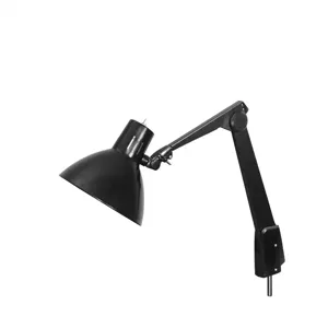 DAZOR 604A-BK Pivot Base Light, Wide-Beam Contemporary Arm, Black, 31 Inch | CD4NVM