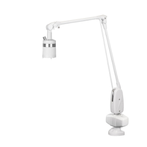 DAZOR L6124-WH Clamp Base Light, Articulating Floating Arm, White, 28 Inch | CD4PEX