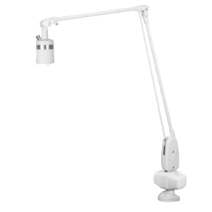 DAZOR 6134-WH Halogen Classic Arm Clamp Light, 20W, White, 38 Inch | CD4NVX