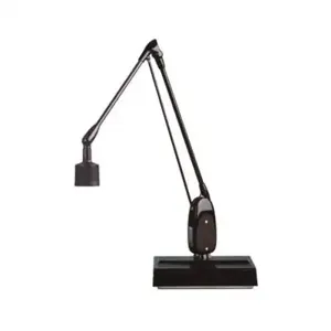 DAZOR 6324-BK Halogen Classic Arm Desk Light, 20W, Black, 28 Inch | CD4NWF