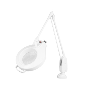 DAZOR L1409-WH Led Circline Magnifier, 1.75X, Clamp Mount, White, 33 Inch | CD4NZD
