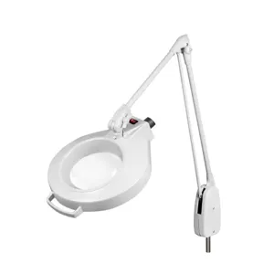 DAZOR L1410-DG Led Circline Magnifier, 1.75X, Pivot Mount, Dove Grey, 33 Inch | CD4NZQ