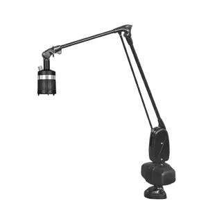 DAZOR L6124-BK Clamp Base Light, Articulating Floating Arm, Black, 28 Inch | CD4PEW