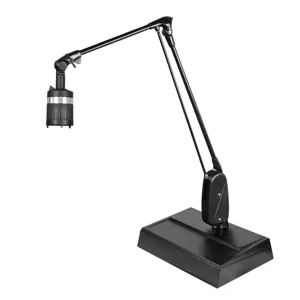 DAZOR L6324-BK Desk Base Light, Articulating Floating Arm, Black | CD4PFE