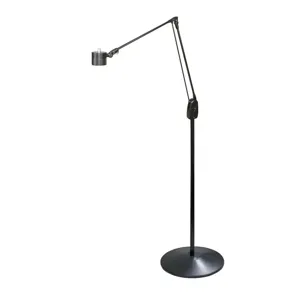 DAZOR LED-CA34WS-BK EcoFlex LED Pedestal Floor Stand Light, Black | CD4PFM