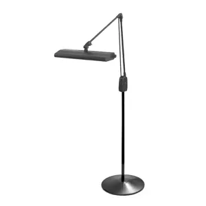 DAZOR LED-NVC34WS-BK Lumilus LED, Pedestal Floor Stand Base Light, Black, 41 Inch | CD4PGF