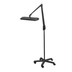 DAZOR LED-NVM34RS-BK Lumilus LED, Contemporary Mobile Floor Stand Base Light, Black, 41 Inch | CD4PGZ
