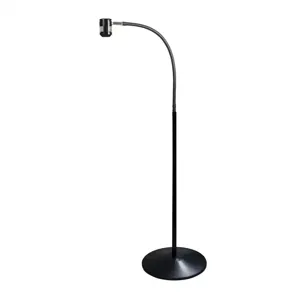 DAZOR LED-SL25WS-BK Saturn LED, Pedestal Floor Stand Base Light, Black | CD4PHH