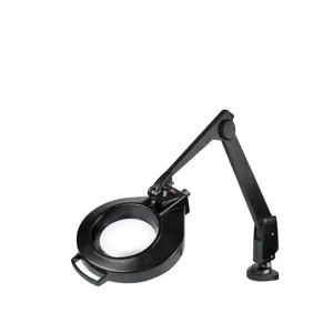 DAZOR LMC150-BK Led Circline Magnifier, 1.75X, Clamp Base, Black, 28 Inch | CD4PJG