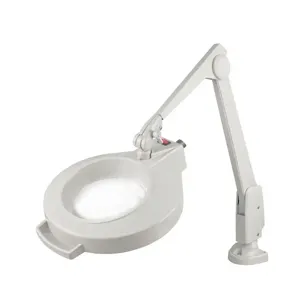 DAZOR LMC150-DG Led Circline Magnifier, 1.75X, Clamp Base, Dove Grey, 28 Inch | CD4PJH