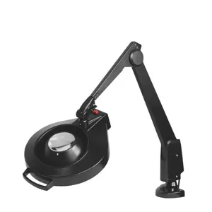 DAZOR LMC150-ES-16-EB ESD Led Circline Magnifier, 5X, Clamp Base, Black, 28 Inch | CD4PJK