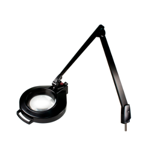 DAZOR LMC300-BK Led Circline Magnifier, 1.75X, Pivot Base, Black, 42 Inch | CD4PKH