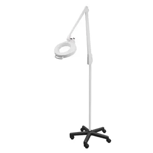 DAZOR LMC710-DG Led Circline Magnifier, 1.75X, Mobile Floor Stand, Dove Grey, 41 Inch | CD4PKU