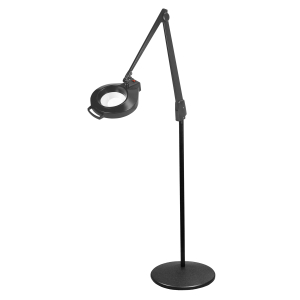 DAZOR LMC730-11-BK Led Circline Magnifier, 3.75X, Pedestal Floor Stand, Black, 42 Inch | CD4PKV