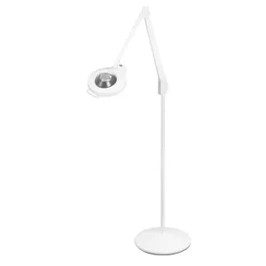 DAZOR LMC730-16-WH Led Circline Magnifier, 5X, Pedestal Floor Stand, White, 42 Inch | CD4PLA