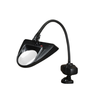 DAZOR LML104-BK LED Hi-Lighting Magnifier, 1.75X, Clamp Base, Black, 30 Inch | CD4PNU