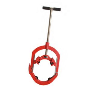 DB PIPE STANDS DB-1303 Stainless Steel and Plastic Pipe Cutter, Hinged, 6 to 8 Inch Size | CE7BFX