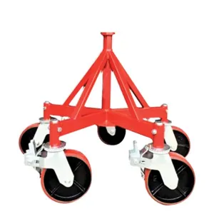 DB PIPE STANDS DBJH-309 Roller Wheel Kit, 2700Lbs Capacity | CE7BFU