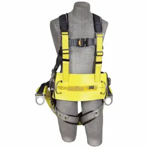 DBI-SALA 1100300 Full Body Harness, Vest-Style, Quick-Connect Chest Strap | AF6EDF 9YLT9