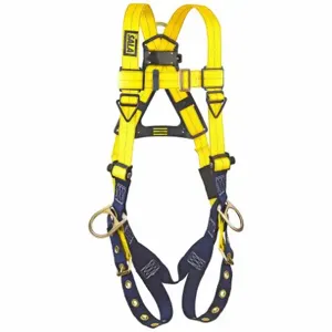 DBI-SALA 1102008 Delta Vest-Style Harness, Side and Back D Rings, Yellow | AC3NPT 2UZH8