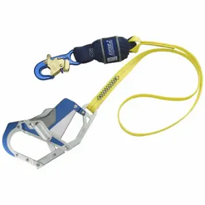 DBI-SALA 1246414 Shock-Absorbing Lanyard, Shock Pack, Aluminum Comfort Grip Rebar Hook, 310 lb Capacity | CP2TAW 425Y86