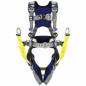 DBI-SALA 1402115 Fall Protection Harness, Vest Harness, Quick-Connect/Tongue, Size S, Gray | CP2RAA 788FY2