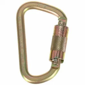 DBI-SALA 2000112 Carabiner, Steel, 11/16 Inch Gate Opening, 4 5/16 Inch Length, Twist-Lock | CF2NGM 40C269