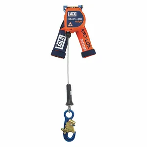 DBI-SALA 3500215 Nano-Lok Self-Retracting Lifeline, Quick Connect, 420 lb Cap | AF6KTE 19TR92