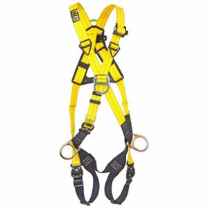 DBI-SALA 1110725 Cross-Over Style Positioning Harness, Yellow, Universal | AH9JUH 39Z621