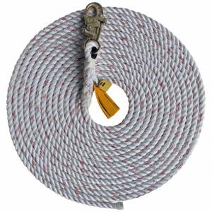 DBI-SALA 1202844 Rope Lifeline w/ Snap Hook, Vertical, 310 lb, 100 ft Length | AC3NTR 2UZY1