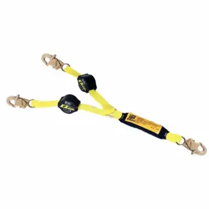 DBI-SALA 1241480 Retrax Tie Off Lanyard, 2 Legs, Yellow | CP2RUX 30M692