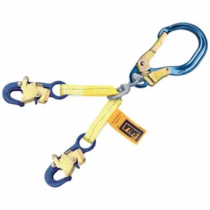 DBI-SALA 1231520 Rebar Positioning Lanyard, Aluminum Rebar Hook, Aluminum Snap Hook, 22 Inch Length | CP2QVN 40A623