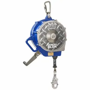 DBI-SALA 3400979 Self-Retracting Lifeline, Stainless Steel Carabiner Anchor, 130 ft Line, Sealed, Sealed | CP2RTN 40C695