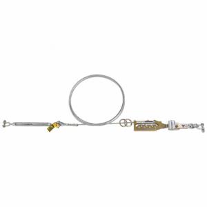 DBI-SALA 7602060 Horizontal Lifeline System, 60 ft Lifeline Length, Reusable, Anchorage Connectors, Steel | CP2QPU 30M934