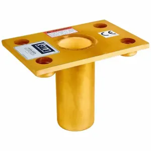 DBI-SALA 8510316 Flush Floor Mount Sleeve, Yellow, 8 Inch x 9 1/4 in, Floor Mnt, Lower Mast Extension | CP2NRG 30M975