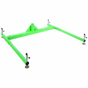 DBI-SALA 8518008 Portable Davit Base, Green, Silver, Floor Mnt, Lower Mast Extension/One-Piece Arm, Base | CP2MPX 30N028