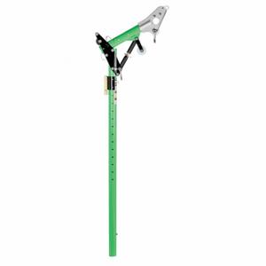 DBI-SALA 8518384 Upper Davit Mast, Davit Base, Green/Silver, 900 lb Tensile Strength, Powder Coated | CP2QWG 40D181